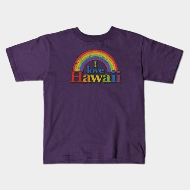 I Love Hawaii 1982 Kids T-Shirt by JCD666